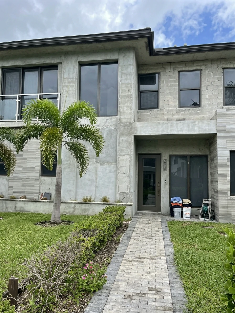 Residencia moderna de lujo construida por BuildHer Contractors — Antes