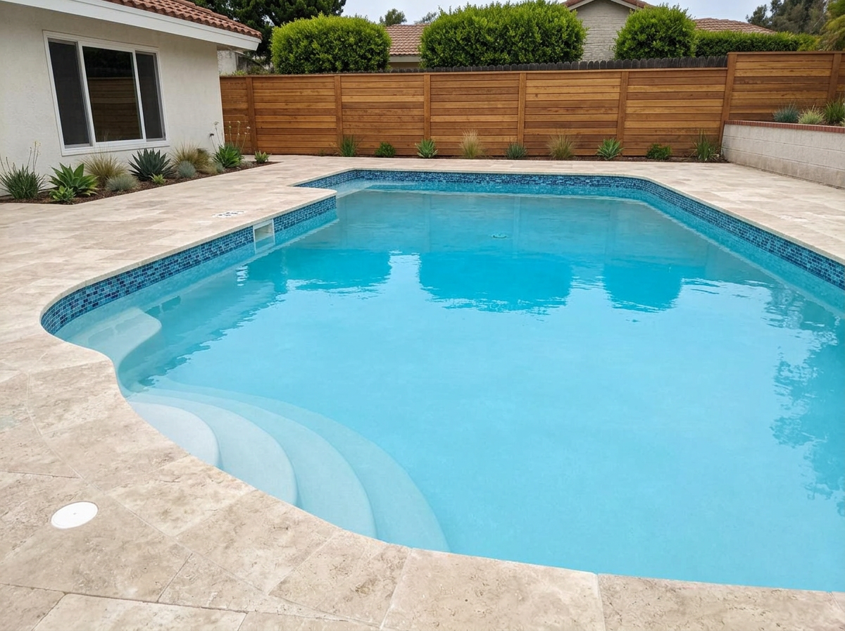 Remodelación de piscina — Después